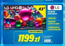 RTV EURO AGD Telewizor LG 43 oferta