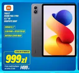 RTV EURO AGD Tablet Xiaomi Redmi Pad 2 Pro 12,1 5 g Graphite Gray oferta