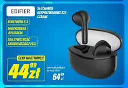 RTV EURO AGD Słuchawki bezprzewodowe Edifier X2S czarne oferta