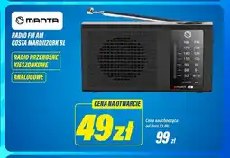RTV EURO AGD Radio FM AM Manta Costa MARDI120BK BL oferta