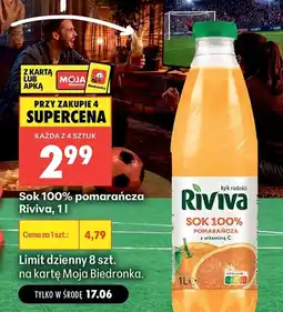 Biedronka Sok Riviva oferta