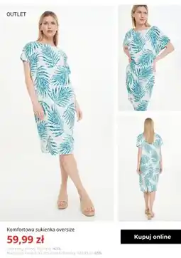 Greenpoint Sukienka komfortowa oversize Greenpoint oferta