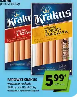 ABC Parówki z szynki Krakus oferta