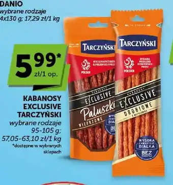 ABC Kabanosy Exclusive wieprzowe Tarczyński oferta