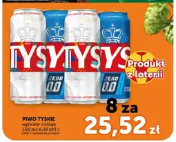 ABC Piwo bezalkoholowe Tyskie Zero 0,0% 8-pak oferta