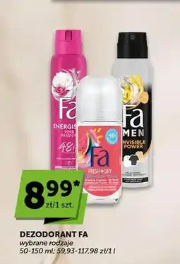 ABC Dezodorant Fa Men Invisible Power oferta