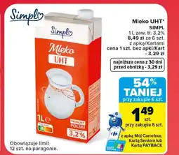 Carrefour Mleko Simpl oferta