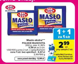 Carrefour Masło Mlekovita oferta