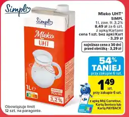 Carrefour Market Mleko Simpl oferta