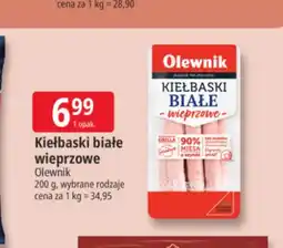 E.Leclerc Kiełbaski białe Olewnik oferta