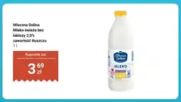 Biedronka Mleko świeże bez laktozy 2,0% Mleczna Dolina oferta