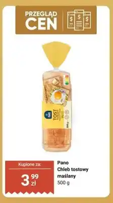 Biedronka Chleb tostowy maślany Pano oferta