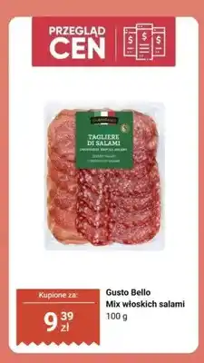 Biedronka Salami Mix włoskich salami Gusto Bello oferta