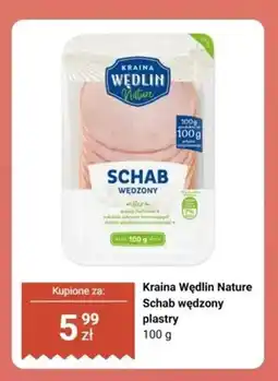Biedronka Schab wędzony plastry Kraina Wędlin Nature oferta
