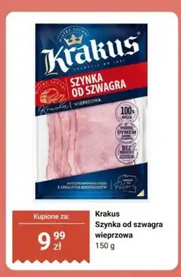 Biedronka Szynka od szwagra wieprzowa Krakus oferta