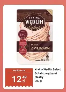 Biedronka Schab z wędzarni plastry Kraina Wędlin Select oferta