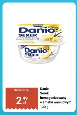 Biedronka Serek homogenizowany Danio o smaku waniliowym oferta