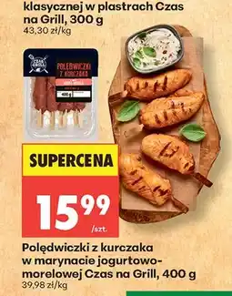 Biedronka Polędwiczki z kurczaka w marynacie jogurtowo-morelowej Czas na Grill oferta