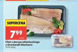 Biedronka Filet z dorsza atlantyckiego z Grenlandii Marinero oferta