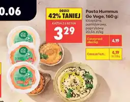 Biedronka Pasta hummus klasyczny Go Vege oferta