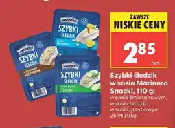 Biedronka Szybki śledzik w sosie śmietankowym Marinero Snack! oferta