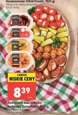 Biedronka Antipasti bez zalewy octowej Donatello oferta
