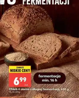 Biedronka Chleb 4 ziarna z długiej fermentacji oferta
