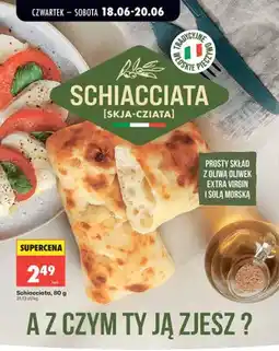 Biedronka Pieczywo Schiacciata oferta