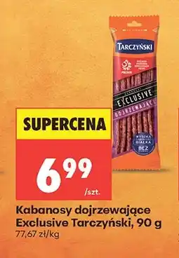 Biedronka Kabanosy dojrzewające Exclusive Tarczyński oferta