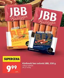 Biedronka Kiełbaski bez osłonki 4 sery JBB Bałdyga oferta