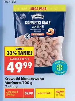 Biedronka Krewetki blanszowane Marinero oferta