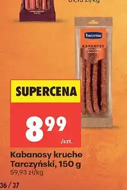 Biedronka Kabanosy kruche Tarczyński oferta