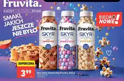 Biedronka Jogurt pitny Skyr Fruvita Smaki USA smak Apple Pie oferta