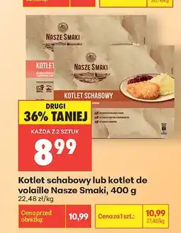 Biedronka Kotlet schabowy Nasze Smaki oferta
