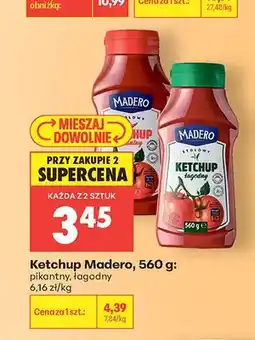 Biedronka Ketchup pikantny Madero oferta