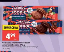 Biedronka Ciastka z kremem czekoladowym i dropsami American Foodie oferta