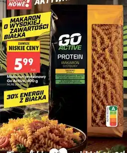 Biedronka Makaron proteinowy świderki Go Active oferta