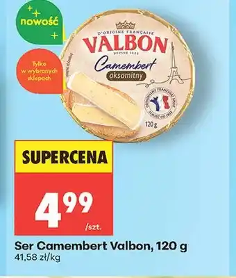 Biedronka Ser Camembert Valbon oferta