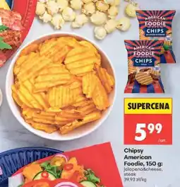 Biedronka Chipsy American Foodie steak oferta