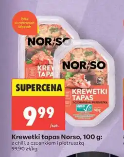 Biedronka Krewetki tapas Norso z czosnkiem i pietruszką oferta