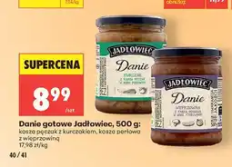 Biedronka Danie gotowe kasza pęczak z kurczakiem Jadłowiec oferta