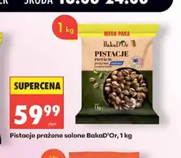 Biedronka Pistacje prażone solone BakaD'Or oferta