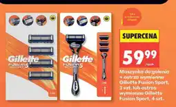 Biedronka Maszynka do golenia Gillette Fusion 5 Sport + 3 ostrza wymienne oferta
