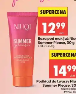 Biedronka Baza pod makijaż Niuqi Summer Please oferta