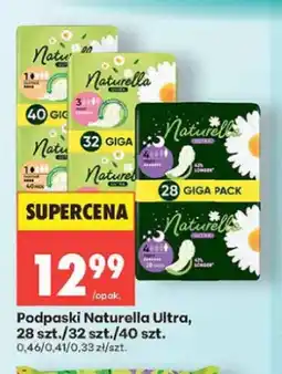 Biedronka Podpaski Naturella Ultra 28 szt oferta