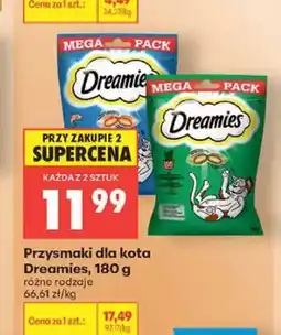 Biedronka Przysmaki dla kota Dreamies z wołowiną oferta