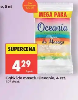 Biedronka Gąbki do masażu Oceania oferta