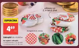 Biedronka Zakrętki do słoików 4-zaczepowe Smukee oferta