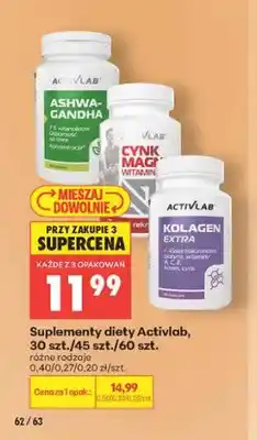 Biedronka Suplement diety Activlab Ashwagandha oferta