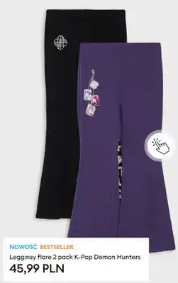 Sinsay Legginsy flare 2-pak K-Pop Demon Hunters oferta